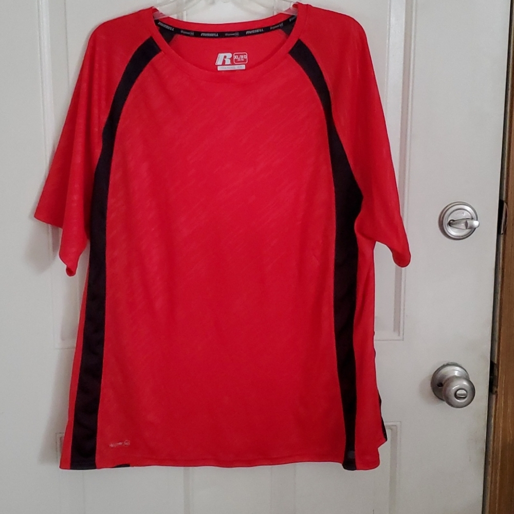 EUC Men's Tee. Red&Black